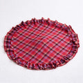 Red Plaid Ruffle
