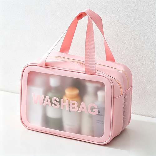 CloudNook Waterproof Dry‑Wet Separation Wash Bag - Vanity Storage Accent