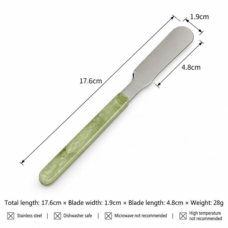 Swirl Handle Flatware - Slim Grips and Reflective Heads