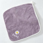 CouldNook Daisy Hand Towel - Soft Square Hanging Cloth