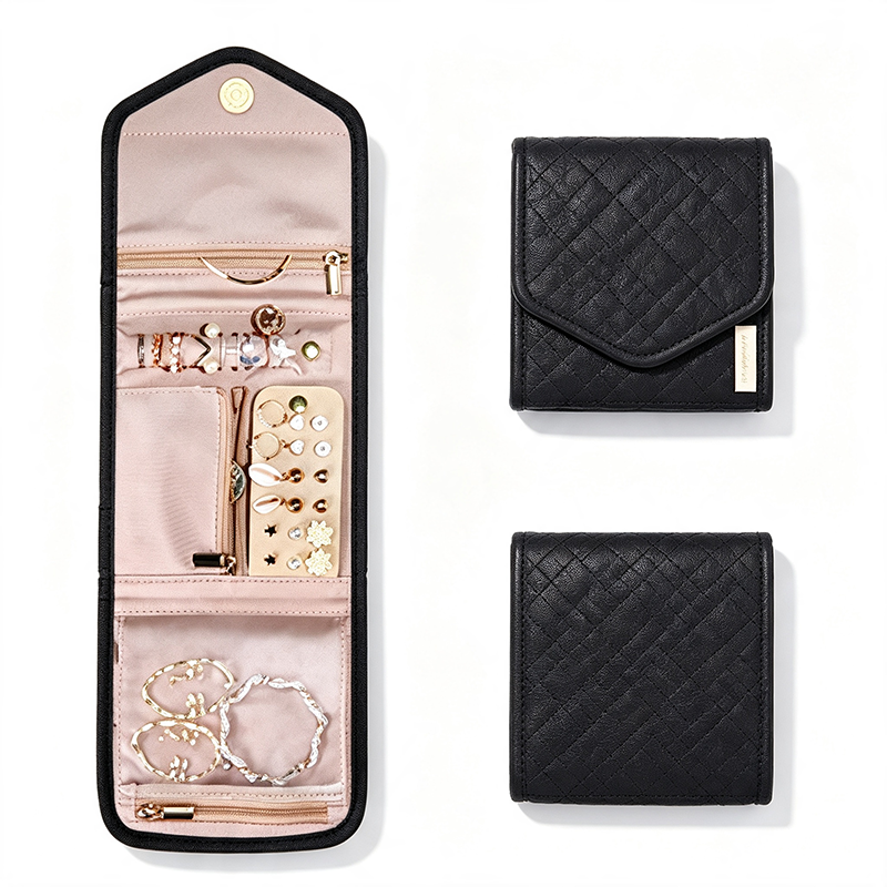 CouldNook Large Jewelry Roll Organizer Bag - Light Household Accent