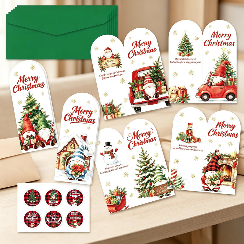 CouldNook Holiday Greeting Card Set - Christmas Birthday Assortments
