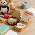 CouldNook Cute Cat & Bread Resin Phone Stand - Kawaii Desk Holder
