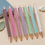 CouldNook Bling Rhinestone Ballpoint Pen - Sparkly Retractable Metal Pen (1.0mm)
