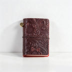 CouldNook Mini Vintage Embossed Carved - Leather Traveler’s Notebook