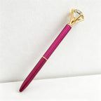 CouldNook Pen-Large Diamond Top Twist Retractable Metal Ballpoint Pen Custom Logo Gift Pen for Office Advertising School