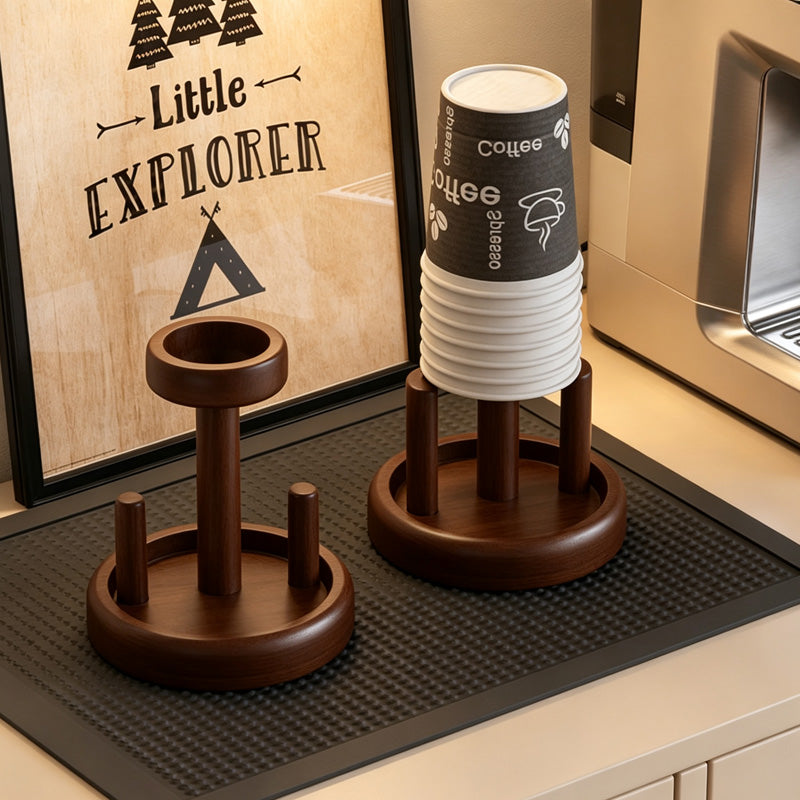 CouldNook Wooden Cup Holder - Single and Double Formats