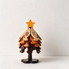 CouldNook Layered Wooden Tree Trivet Set - Three Display Sizes