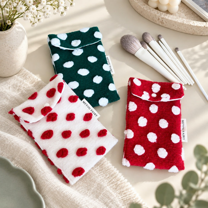 CouldNook Patterned Eyeglass Pouch - Long Shape and Snap Flap