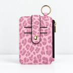 Card Wallet - ID Window and Side Zipper Pocket