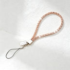 CouldNook Rhinestones Set Wrist Phone Strap with Closely Set Reflective Stones