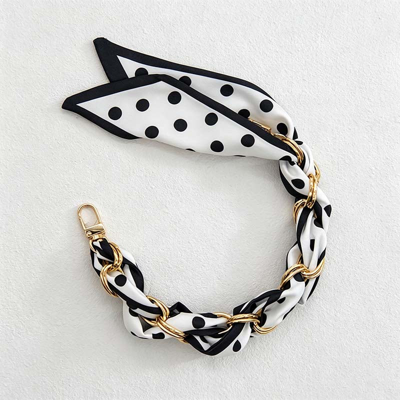 CouldNook Botanical Scarf Phone Wrist Strap - Upscale Anti‑Drop Lanyard