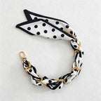 CouldNook Botanical Scarf Phone Wrist Strap - Upscale Anti‑Drop Lanyard