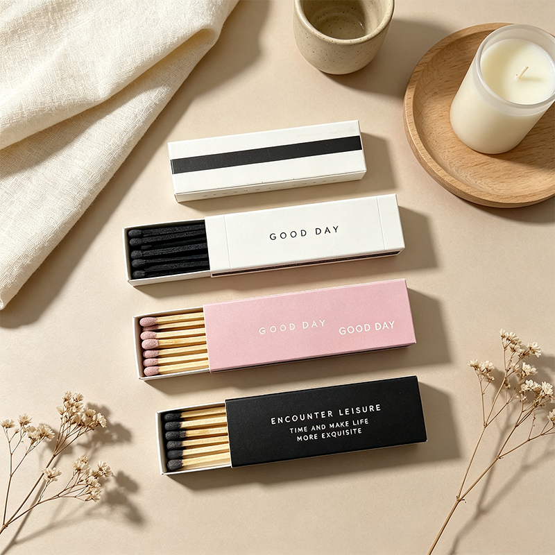 CouldNook Decorative Matchbox with Wooden Matches Simple Home Accent