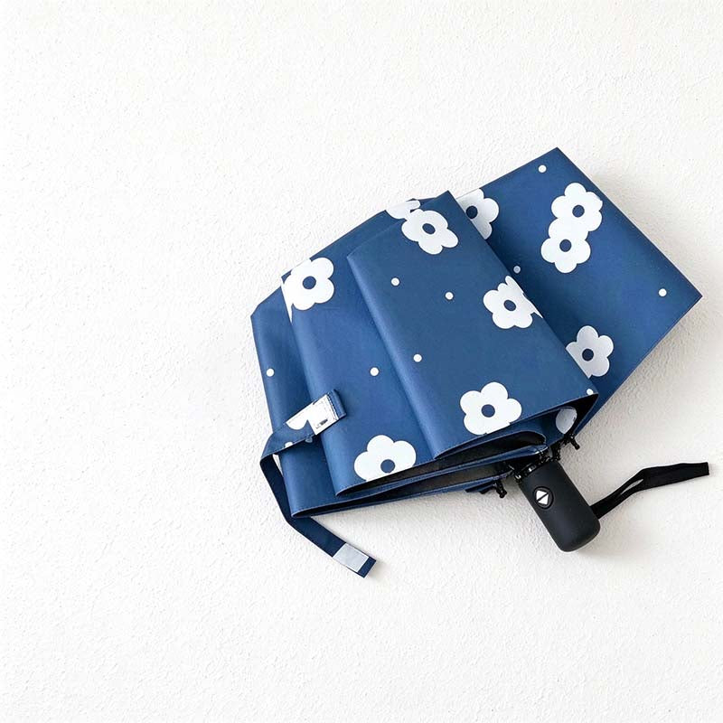 Folding Umbrella Collection - Printed Solid and Gradient Canopies