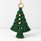 CouldNook Macrame Christmas Tree Ornament - Knotted Cord