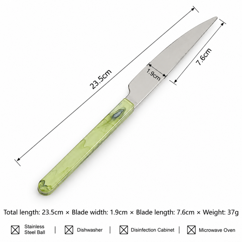 Swirl Handle Flatware - Slim Grips and Reflective Heads