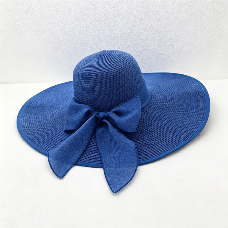 CouldNook Bow Back Sun Hat - Adjustable Wide Brim Style