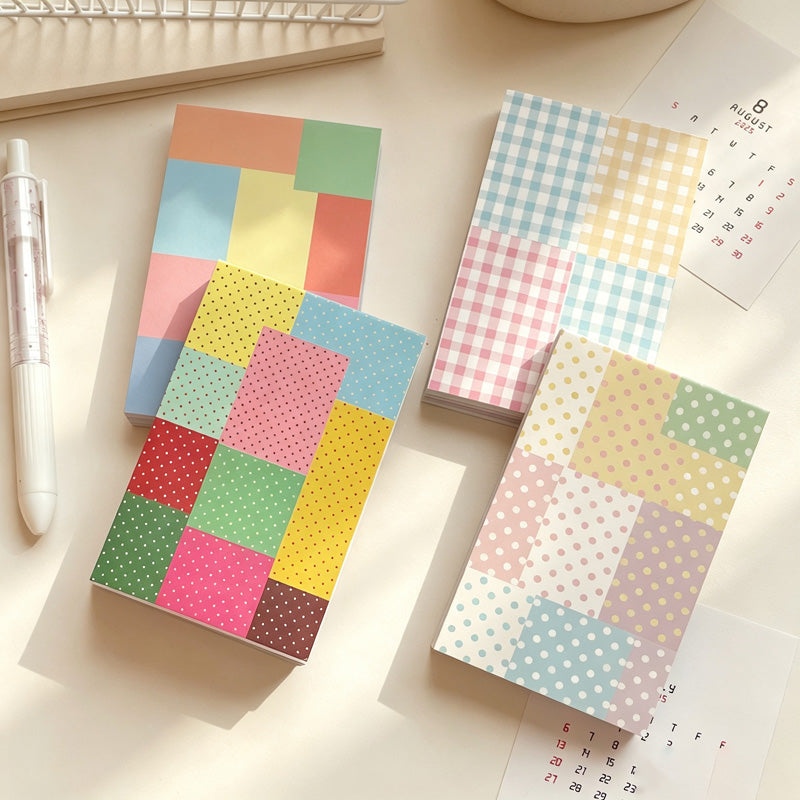 CouldNook Decorative Memo Pad - Non-Adhesive Patterned Sheets for Journal Collages