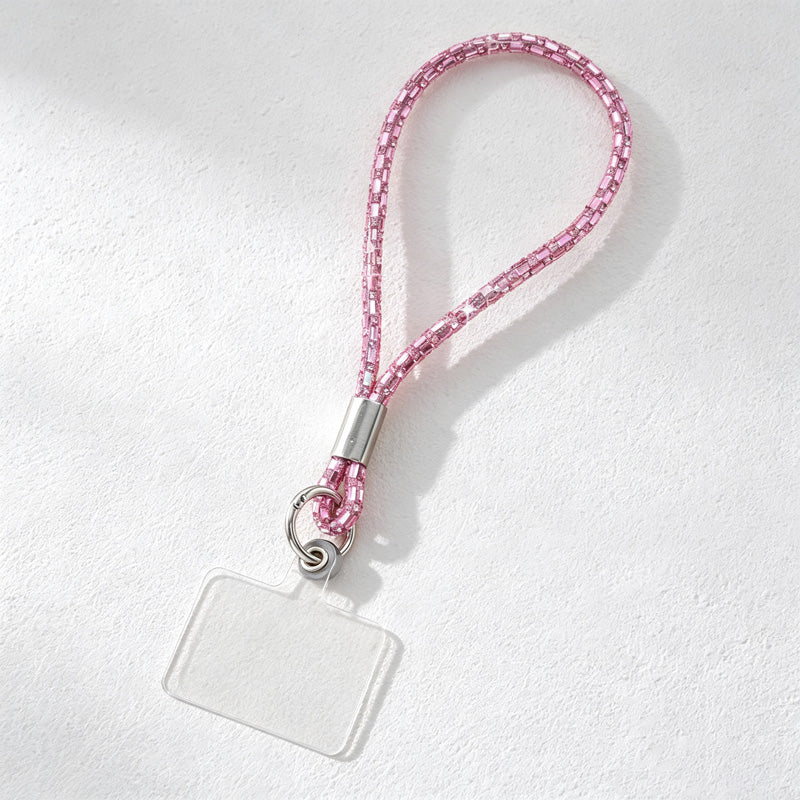 CouldNook Rhinestones Set Phone Strap with Figure-Eight Links
