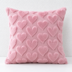 CouldNook Seasonal Pattern Cushion - Plaid Checks And Raised Festive Motifs