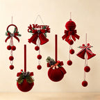 CouldNook Christmas Bell Hanging Swag - Dangling Bell Detail