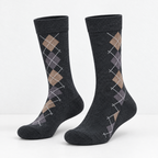 CouldNook Argyle Split-Toe Socks - Diamond Pattern