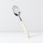 CouldNook Colored Bamboo Look Handle Flatware - Polished Dining Collection