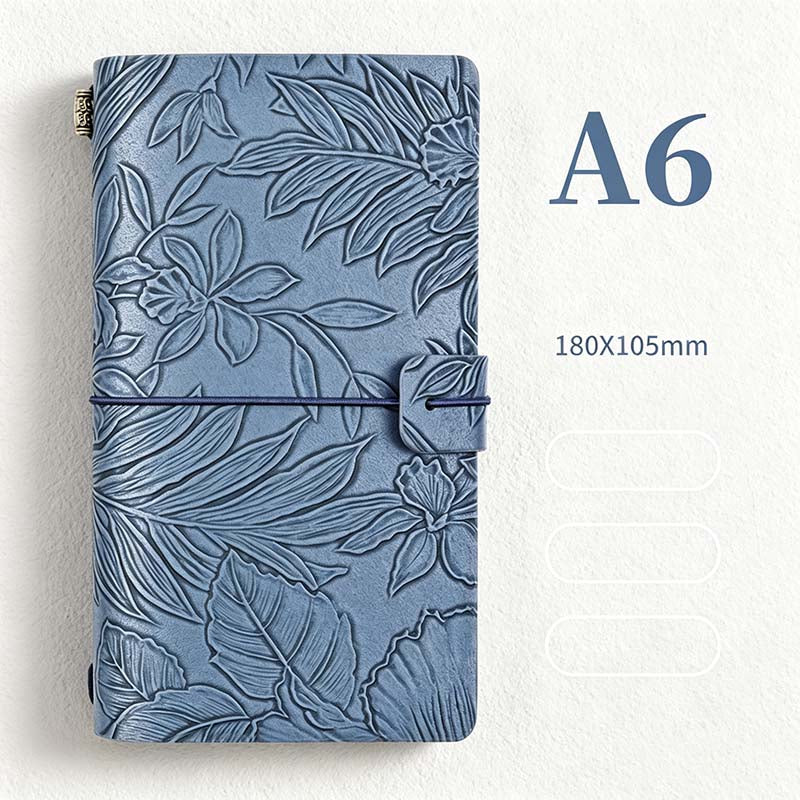 CouldNook A6 Floral Travel Notebook - Snap Closure Collection