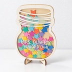 CouldNook Reward Jar - Visible Token Display And Playful Themed Designs