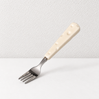 Cheese-Pattern Flatware - Ceramic Handles and Polished Heads