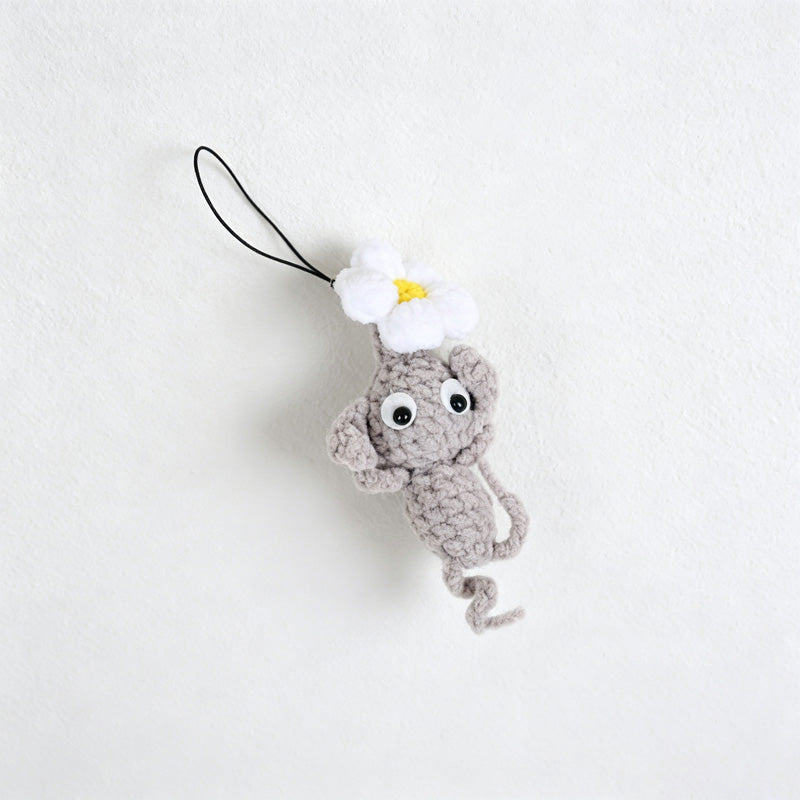 CouldNook Yarn Sprout Character Keychain - Three Attachment Styles