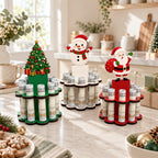 CouldNook Christmas Money Holder - Character Topper and Tiered Stand