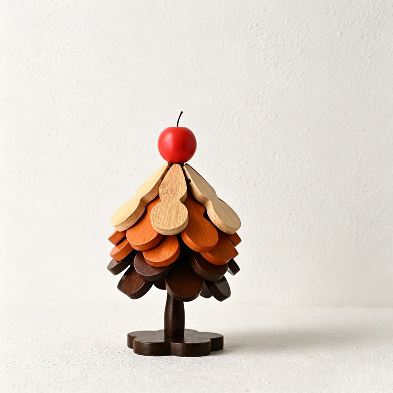 CouldNook Wooden Gourd Tree Trivet Set - Layered Display