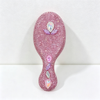 CloudNook Rhinestone Paddle Hair Brush‑Glitter Air Cushion Comb