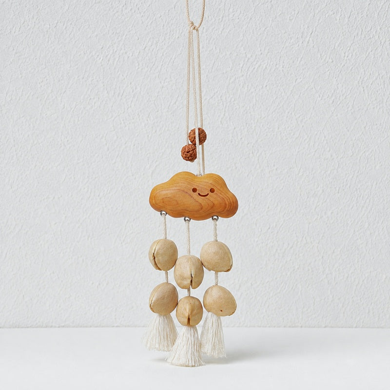CouldNook Natural Seed Bag Charm - Forest Nut Pendant
