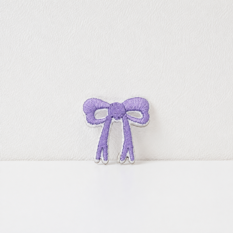 CouldNook Mini Bow Embroidered Patch - Pastel Single and Group Options