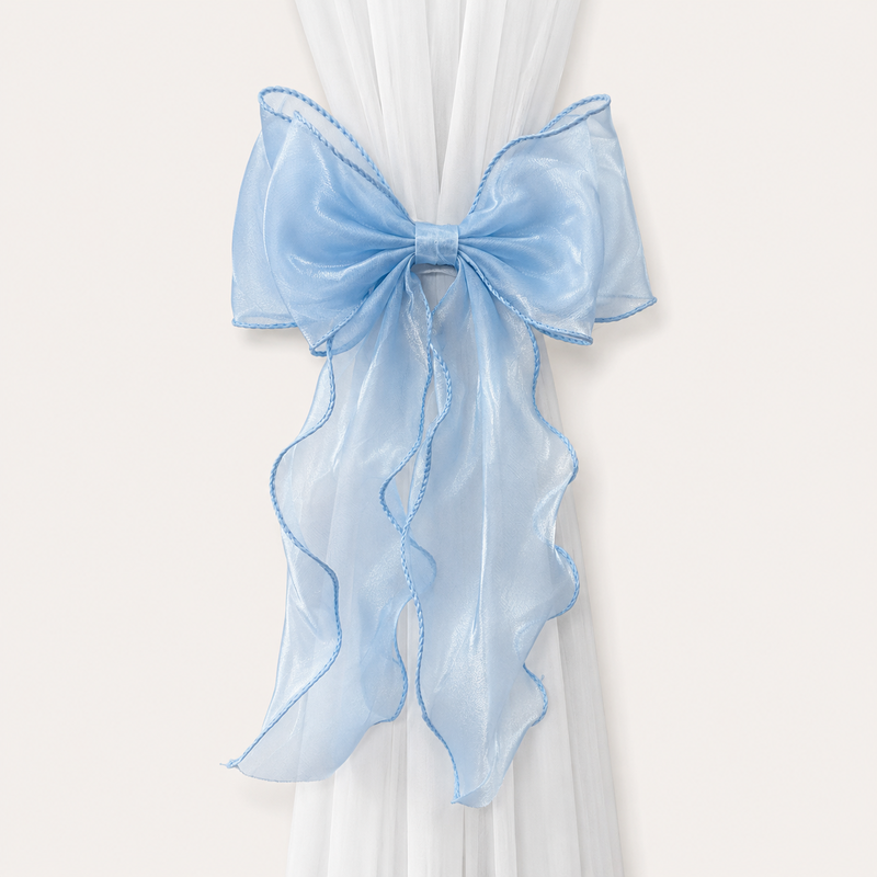 CouldNook Bow Curtain Tieback 2PCS Set - Window Styling Accent