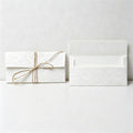 Premium Embossed Cotton Paper Envelopes with Jute Twine, Vintage DL Western Style for Wedding Invitations