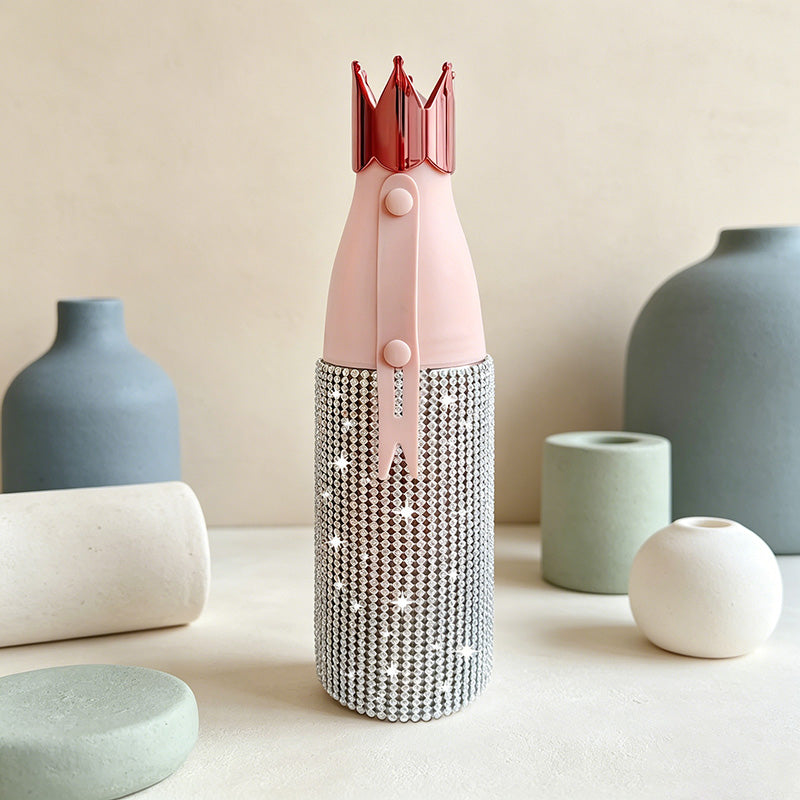 CouldNook Insulated Tumblers-12oz Rhinestone Stainless Steel Vacuum Insulated Crown Tumbler