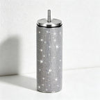 CouldNook 20oz Rhinestone Tumbler-Stainless Steel Vacuum Insulated Straight Body Tumbler with Straw