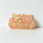 CloudNook Cat Ear Acetate Comb‑Wide Tooth Hair Comb