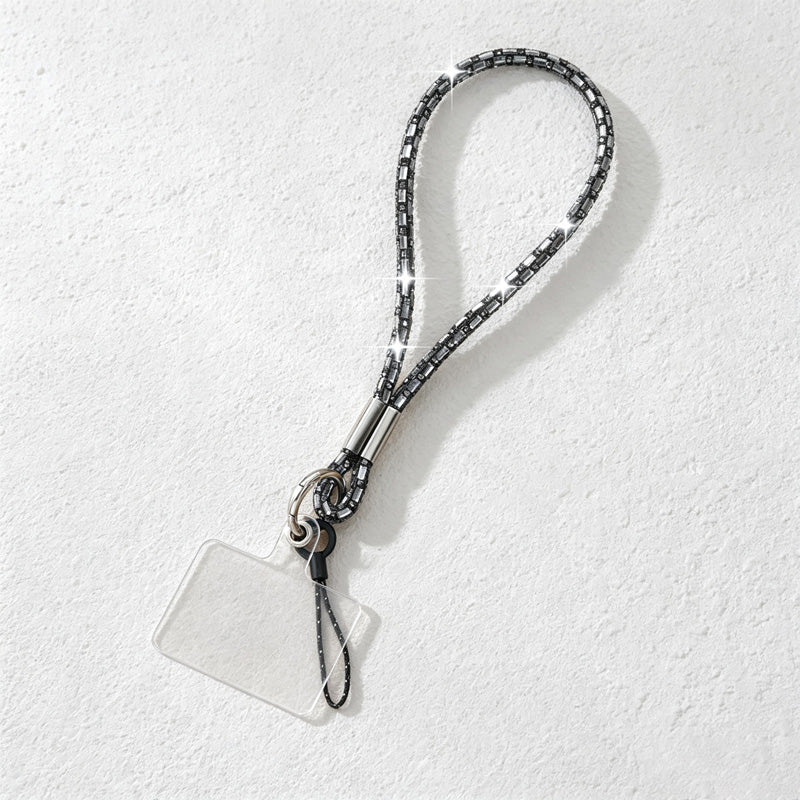 CouldNook Rhinestones Set Phone Strap with Figure-Eight Links