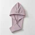 CouldNook Double Layer Satin Hair Towel Wrap - Hooded Drying Cap