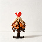 CouldNook Layered Wooden Tree Trivet Set - Three Display Sizes