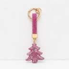 CouldNook Christmas Tree Rhinestone Keychain - Festive Charm
