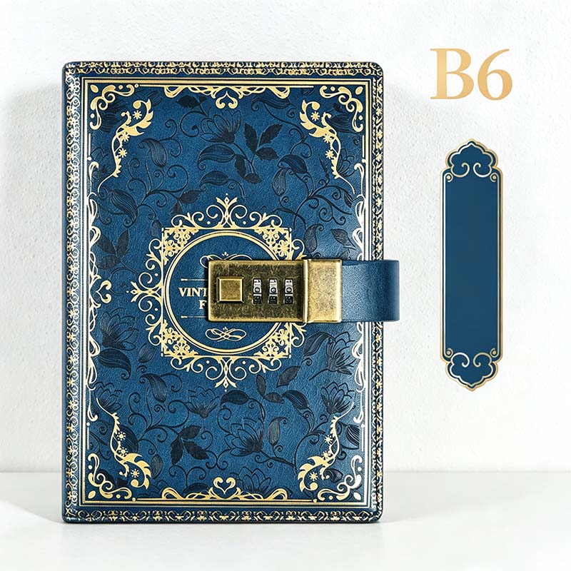 CouldNook B6 Rose Locking Journal - Gift Box Set