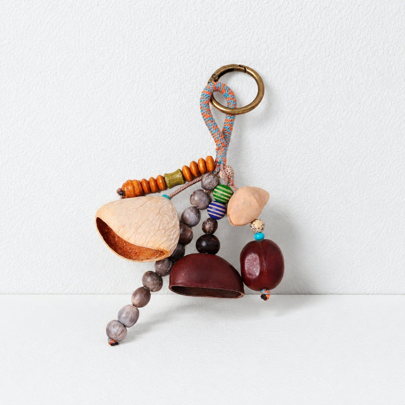 CouldNook Natural Seed Shell Charm - Braided Cord and Clasp