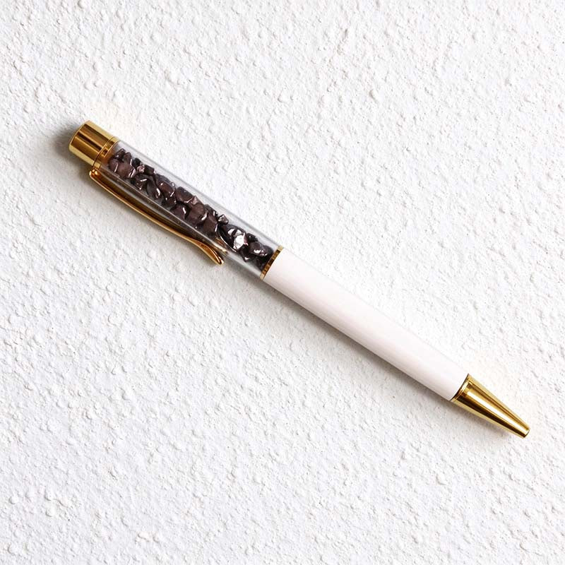 CouldNook Chip Filled Ballpoint Pen - Clear Chamber And Contrasting Barrel
