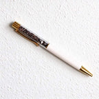 CouldNook Chip Filled Ballpoint Pen - Clear Chamber And Contrasting Barrel